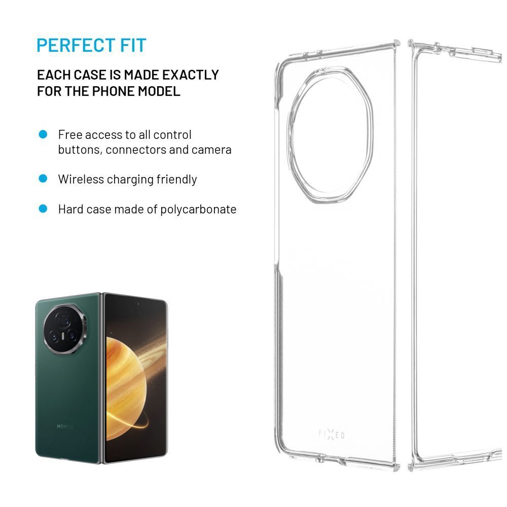 FIXED Pure átlátszó telefontok a Honor Magic V3 készülékhez, átlátszó