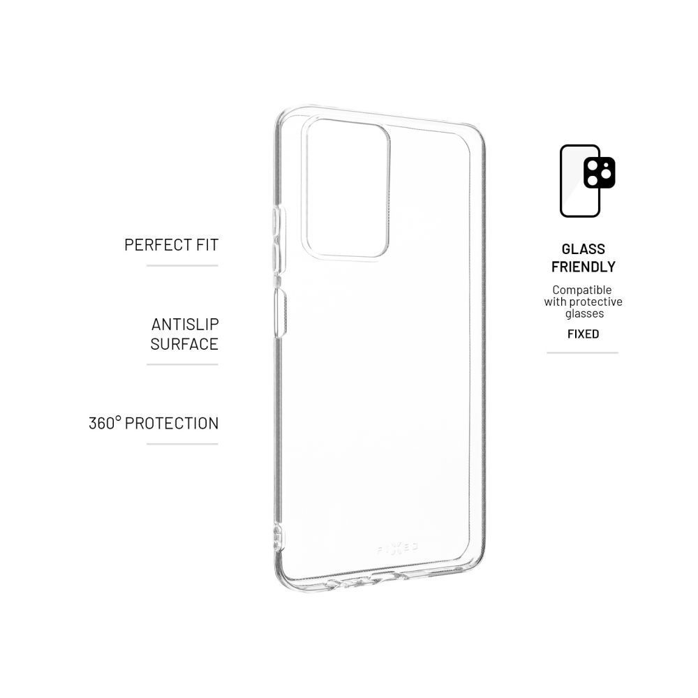 FIXED TPU telefontok ZTE Blade A72s telefonhoz, átlátszó FIXED TPU telefontok ZTE Blade A72s telefonhoz, átlátszó