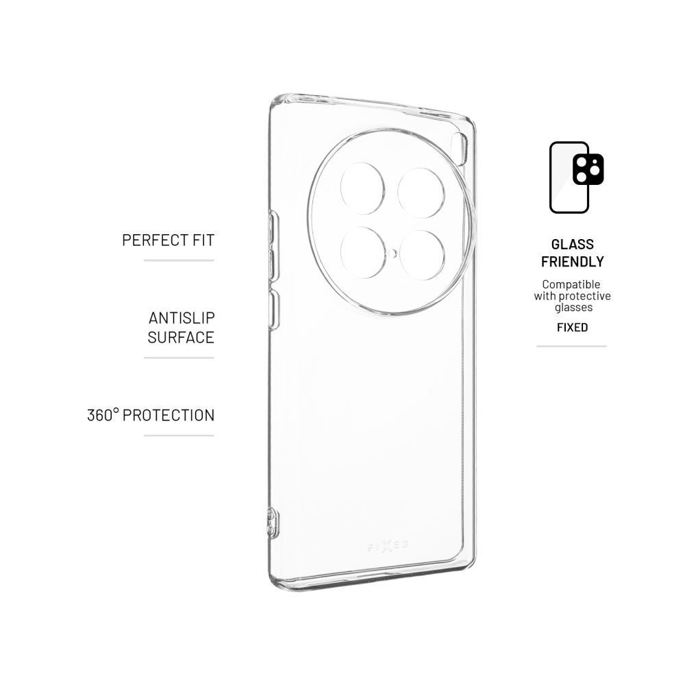 FIXED TPU telefontok Vivo x100 Ultra telefonhoz, átlátszó FIXED TPU telefontok Vivo x100 Ultra telefonhoz, átlátszó