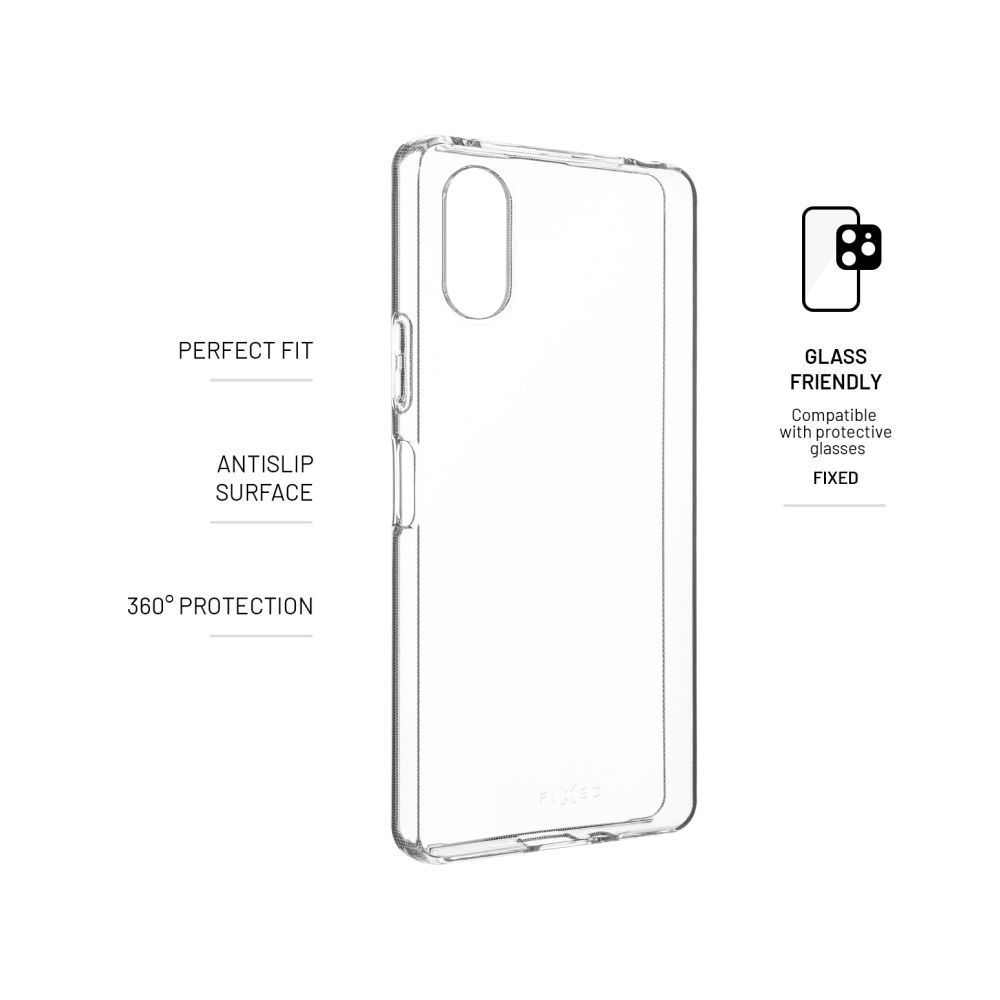 FIXED TPU telefontok Sony Xperia 10 VI telefonhoz, átlátszó
