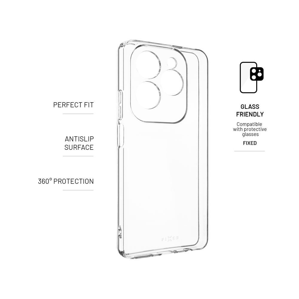 FIXED Story TPU gél tok Tecno Spark 20 Pro átlátszó FIXTCC-1341 FIXED Story TPU gél tok Tecno Spark 20 Pro átlátszó FIXTCC-1341