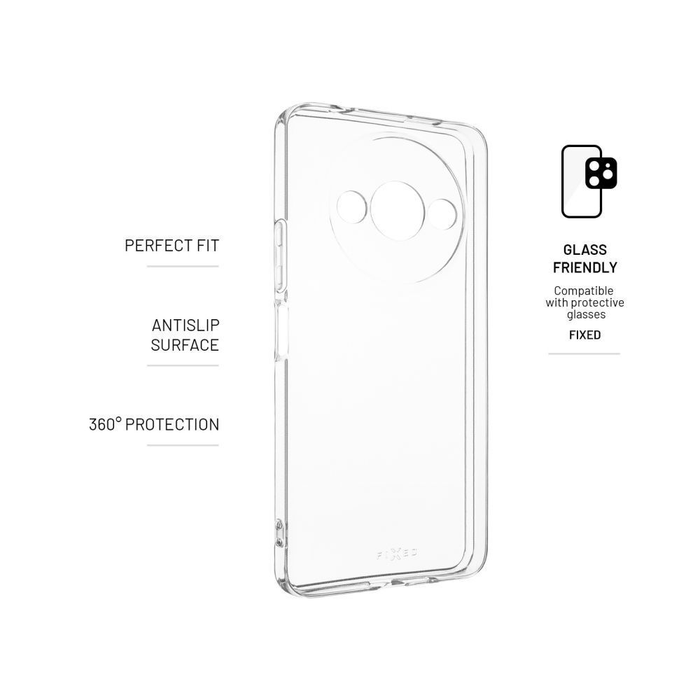 FIXED TPU gél telefontok Xiaomi Redmi A3 készülékhez, átlátszó FIXTCC-1345 FIXED TPU gél telefontok Xiaomi Redmi A3 készülékhez, átlátszó FIXTCC-1345