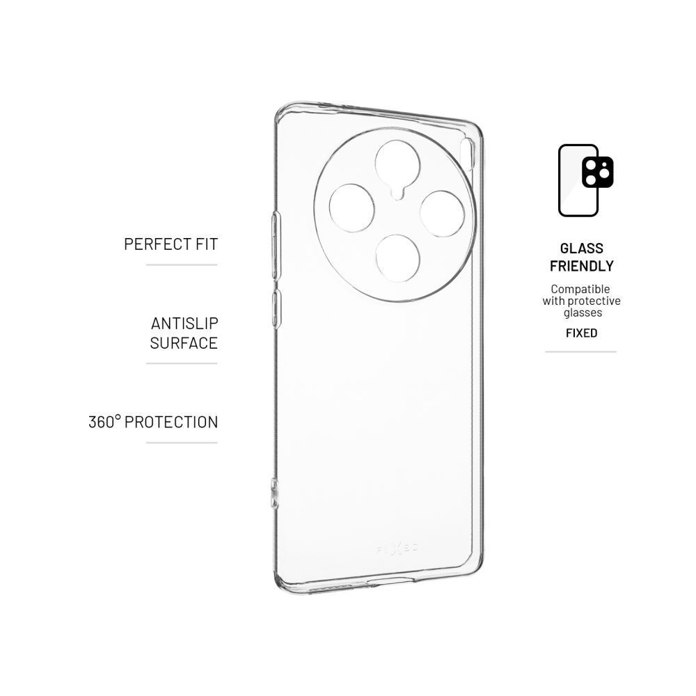 FIXED TPU gél tok a Vivo X100 Pro 5G készülékhez, átlátszó FIXTCC-1277 FIXED TPU gél tok a Vivo X100 Pro 5G készülékhez, átlátszó FIXTCC-1277