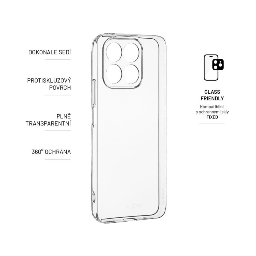 FIXED TPU Gel Case for Honor X8a, clear FIXED TPU Gel Case for Honor X8a, clear