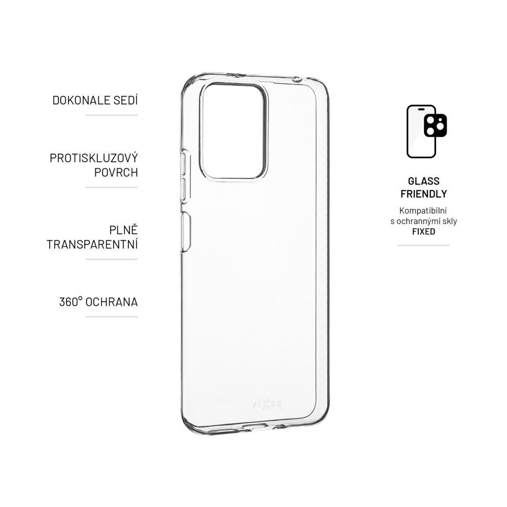 FIXED TPU Gel Case for Xiaomi Redmi Note 12 5G, clear FIXED TPU Gel Case for Xiaomi Redmi Note 12 5G, clear