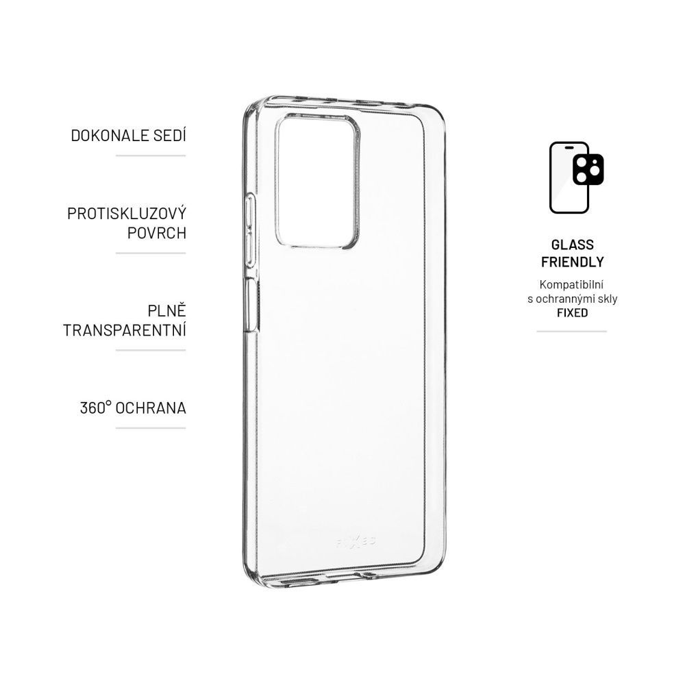 FIXED TPU Gel Case for Xiaomi Redmi Note 12 Pro 5G, clear FIXED TPU Gel Case for Xiaomi Redmi Note 12 Pro 5G, clear