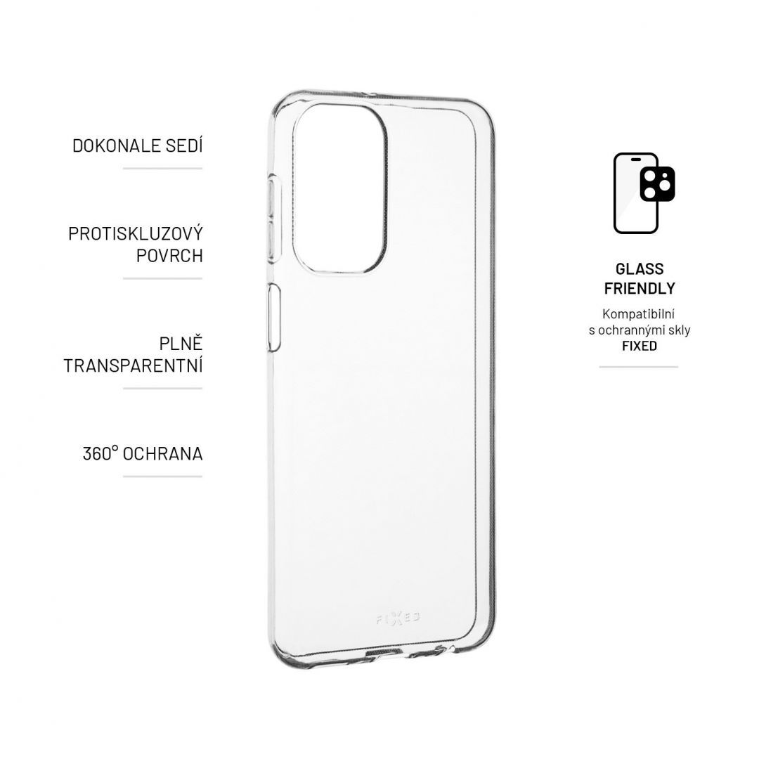 FIXED TPU Gel tok Samsung Galaxy A23, átlátszó FIXED TPU Gel tok Samsung Galaxy A23, átlátszó