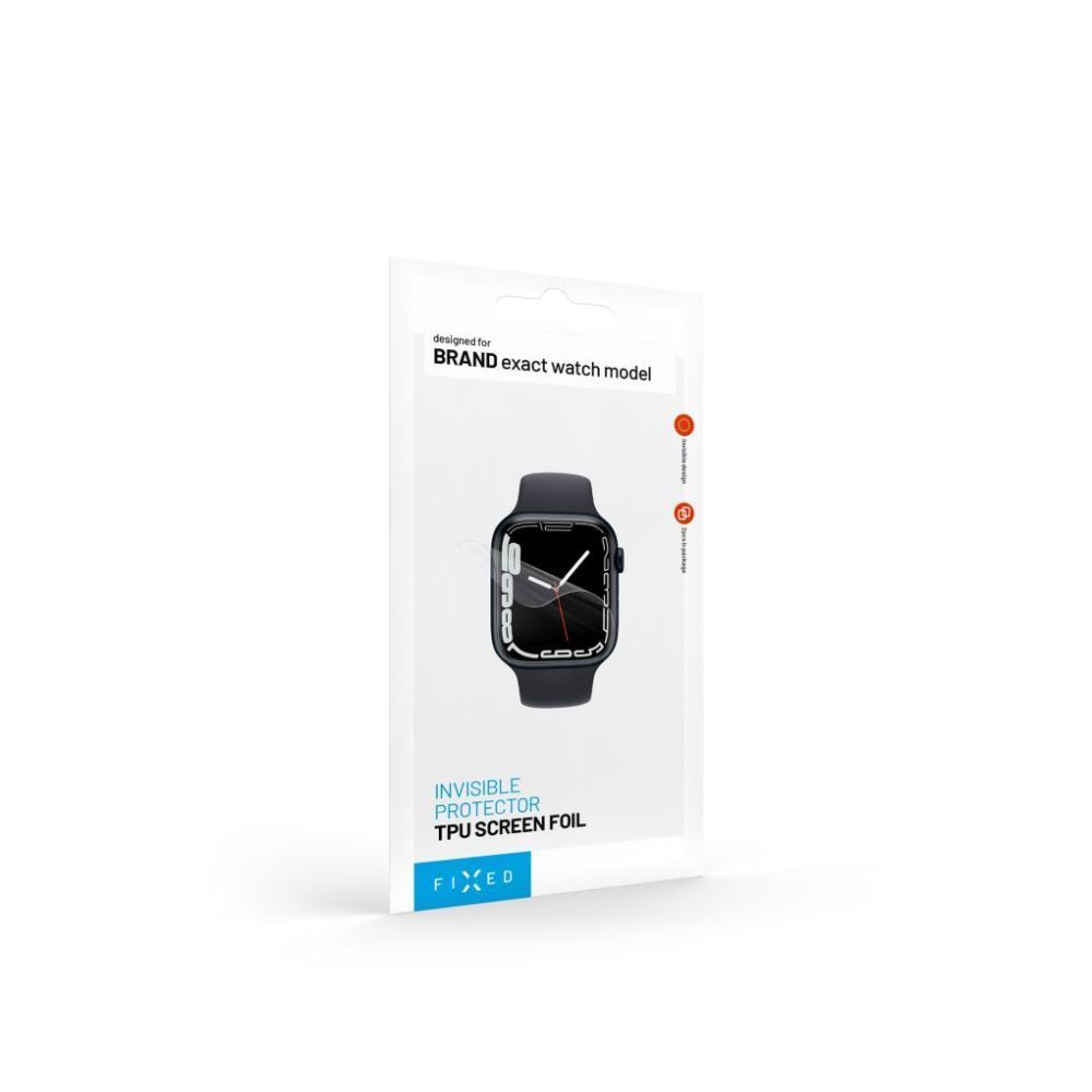 FIXED kijelző védő fólia Apple Watch 10 46mm-es okosórához, átlátszó FIXED kijelző védő fólia Apple Watch 10 46mm-es okosórához, átlátszó