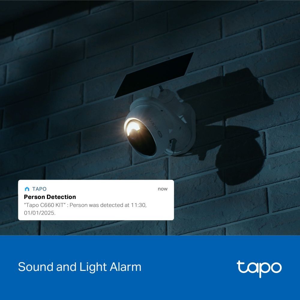 TP-Link Tapo C660 KIT Solar-Powered Pan/Tilt Security Camera Kit TP-Link Tapo C660 KIT Solar-Powered Pan/Tilt Security Camera Kit