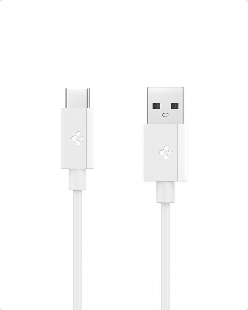 Spigen Essential USB-A to USB C-60W Cable 1m White Spigen Essential USB-A to USB C-60W Cable 1m White