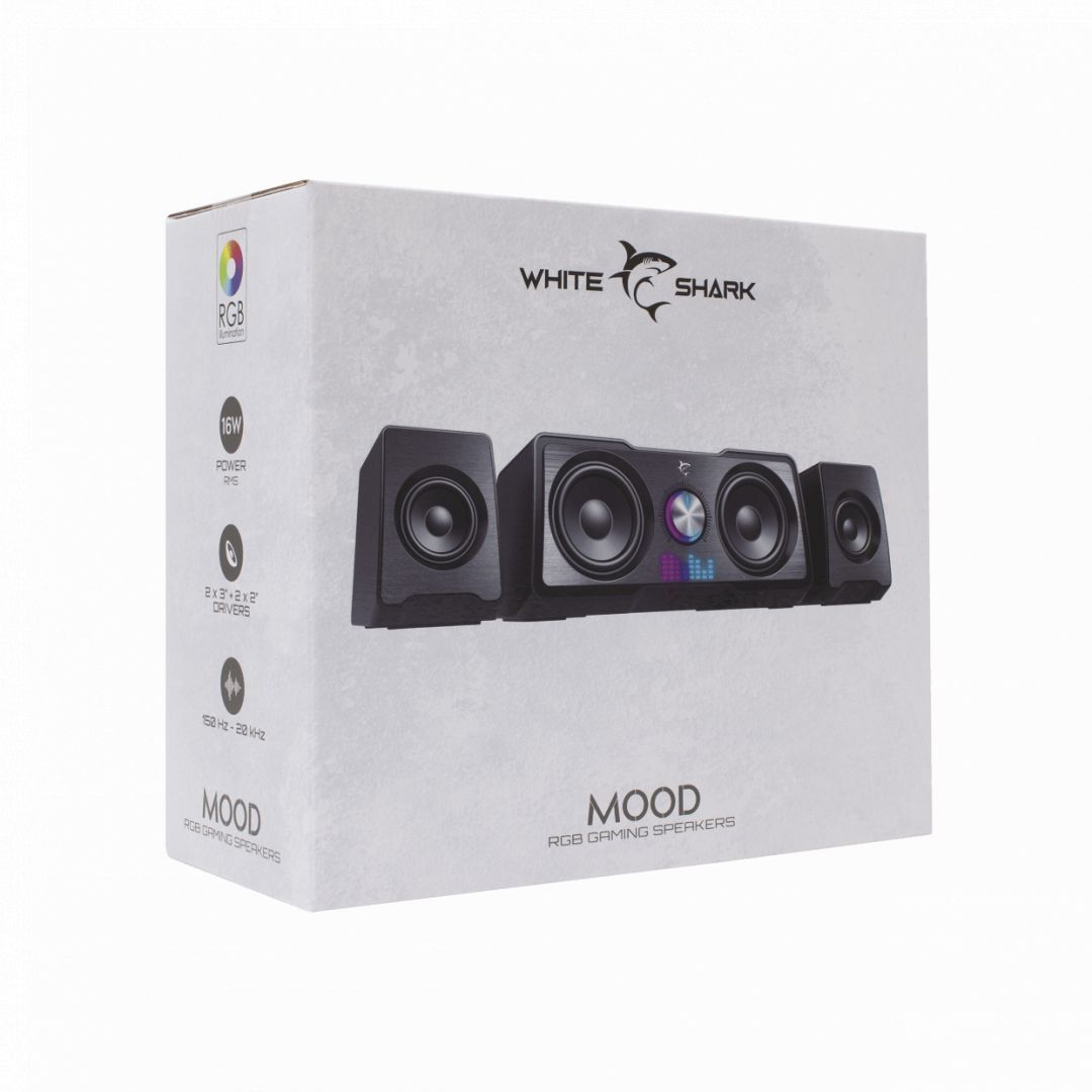 White Shark Mood Speaker Black White Shark Mood Speaker Black