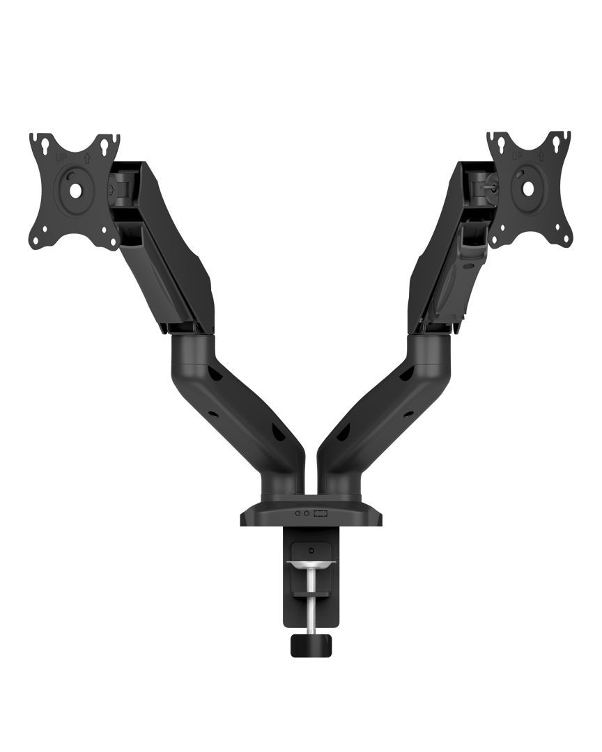 Raidsonic IcyBox IB-MS204-T Dual Monitor Stand Desk mounted 17"-32" Black