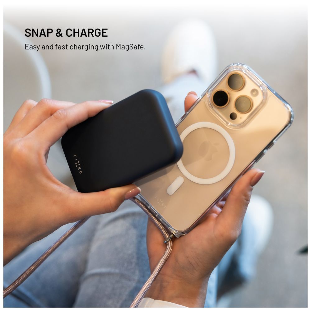 FIXED Nyakbaakasztható MagPure tok Apple iPhone 17 Pro Max telefonhoz, rózsaszín FIXED Nyakbaakasztható MagPure tok Apple iPhone 17 Pro Max telefonhoz, rózsaszín