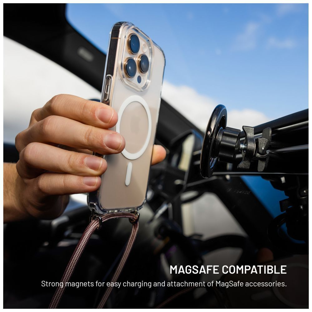 FIXED Nyakbaakasztható MagPure tok Apple iPhone 17 Pro Max telefonhoz, rózsaszín FIXED Nyakbaakasztható MagPure tok Apple iPhone 17 Pro Max telefonhoz, rózsaszín