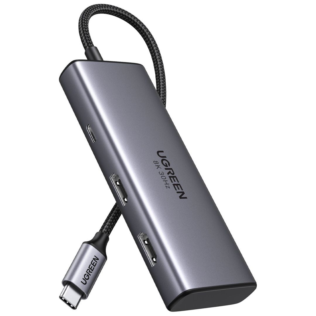UGREEN Revodok Pro 206 USB-C 6-in-1 Hub Grey UGREEN Revodok Pro 206 USB-C 6-in-1 Hub Grey