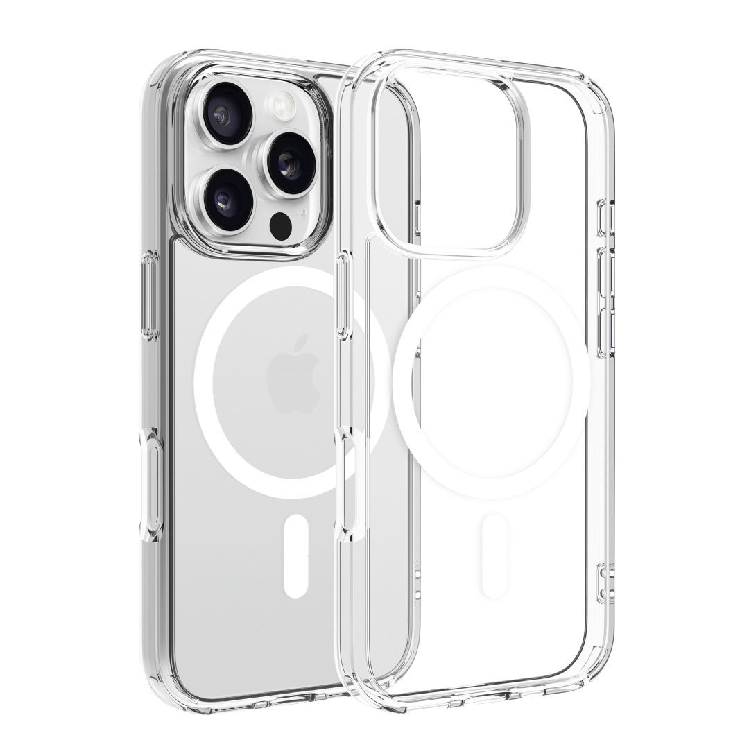 Dviced Magsafe iPhone 16 Pro clear case White Dviced Magsafe iPhone 16 Pro clear case White