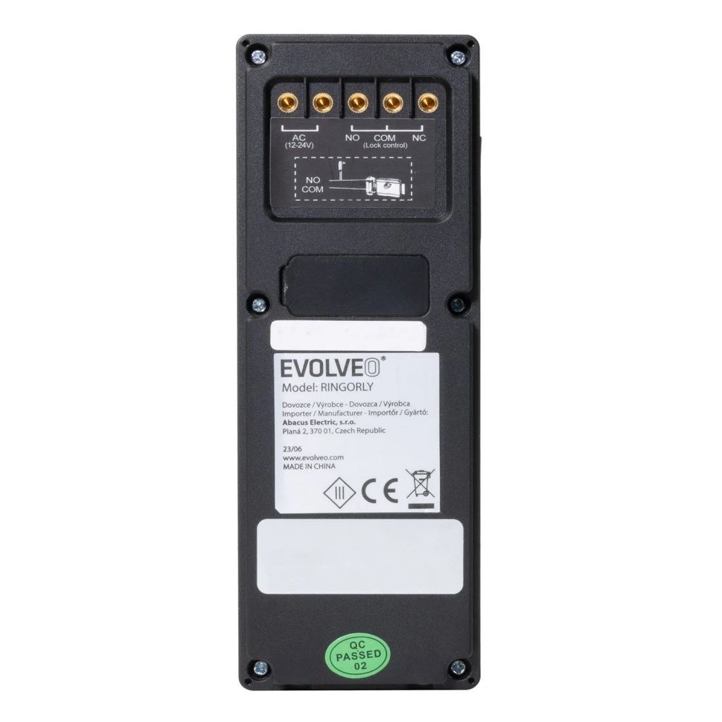 Evolveo Ringo RELAY - WiFi videó kapucsengő kapunyitóval + kapucsengő aljzatra Evolveo Ringo RELAY - WiFi videó kapucsengő kapunyitóval + kapucsengő aljzatra