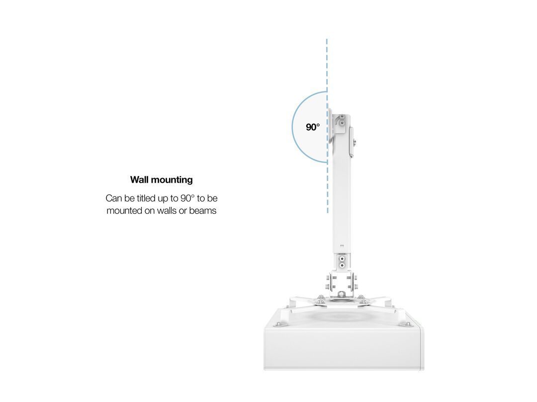 Multibrackets M Universal Projector Ceiling Mount I White Multibrackets M Universal Projector Ceiling Mount I White