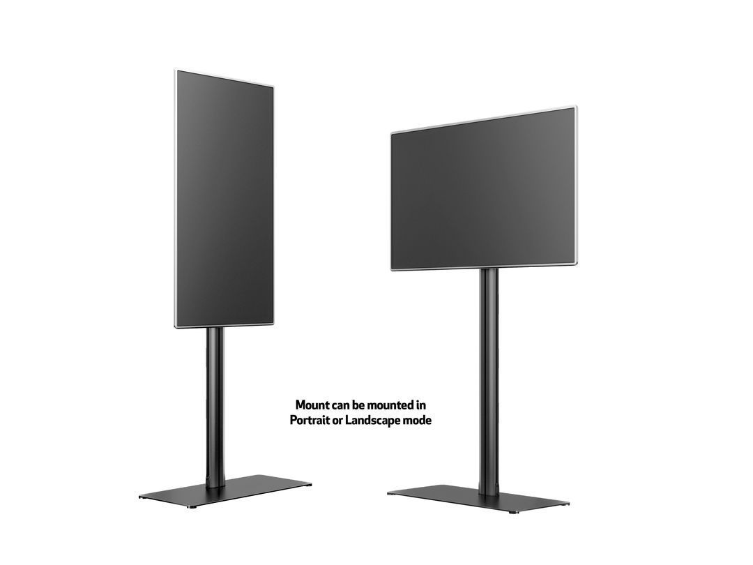 Multibrackets M Display Stand 180 Single Black w. Floorbase 24"-65"Black Multibrackets M Display Stand 180 Single Black w. Floorbase 24"-65"Black