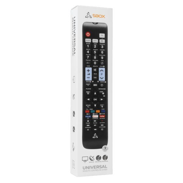 SBOX RC-01400 utángyártott Univerzális TV távirányító
