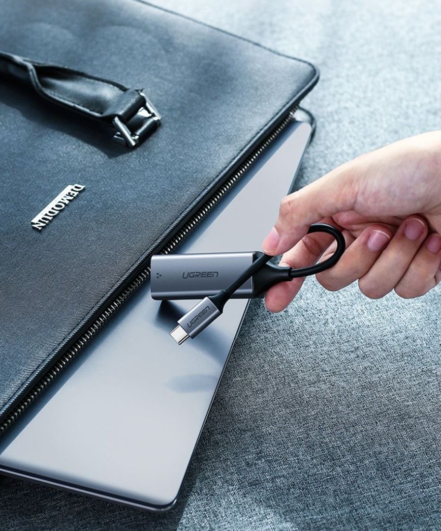 UGREEN USB-C Ethernet Adapter Grey UGREEN USB-C Ethernet Adapter Grey