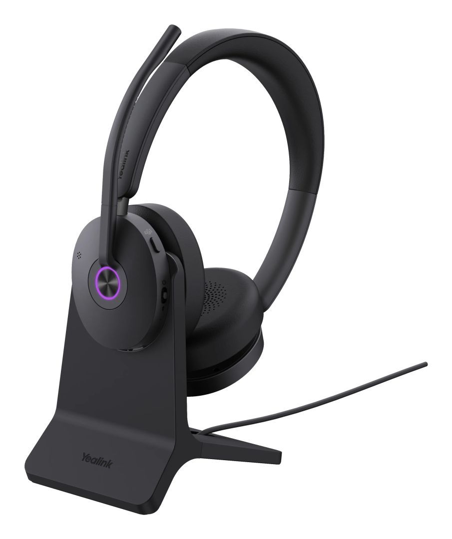 Yealink BH74 Teams Bluetooth Headset with Stand Black Yealink BH74 Teams Bluetooth Headset with Stand Black