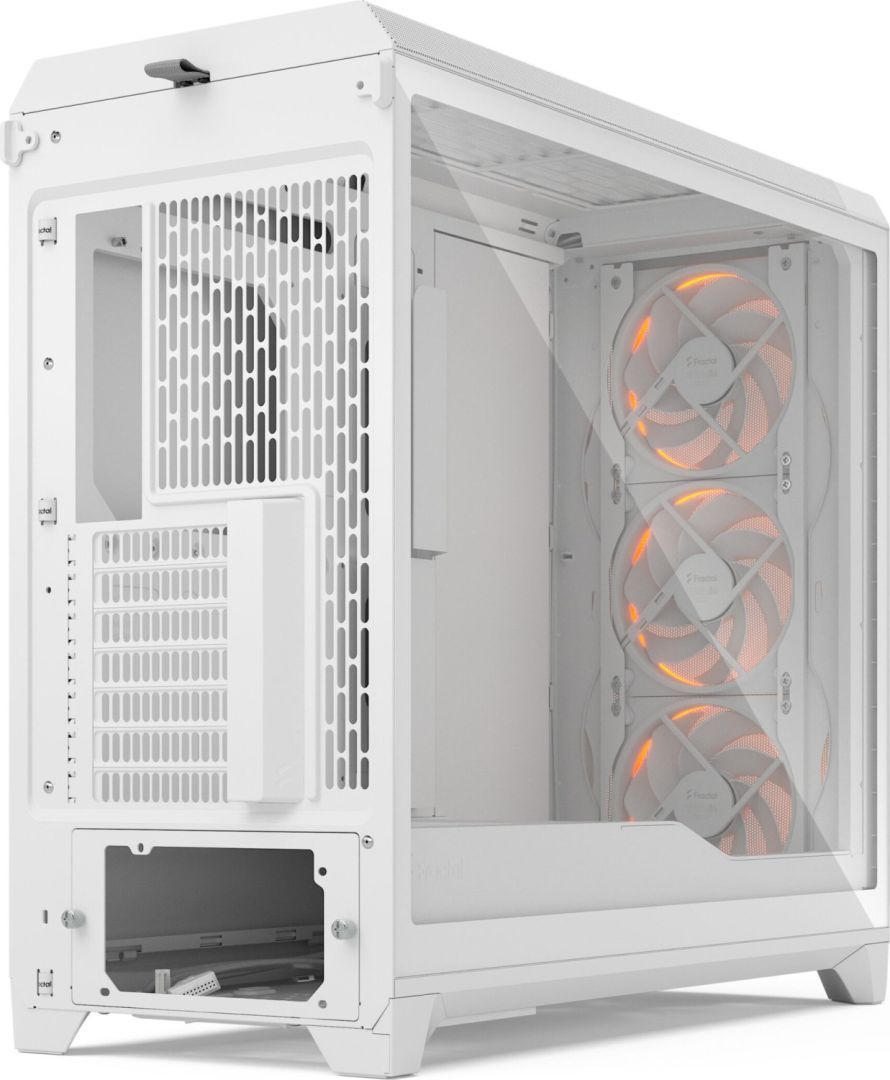 Fractal Design Meshify 3 XL Tempered Glass RGB Clear Tint White