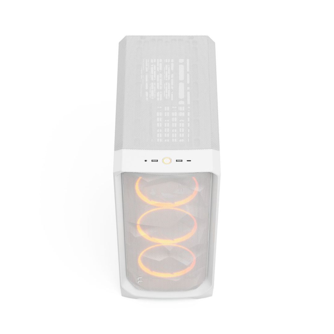 Fractal Design Meshify 3 Tempered Glass RGB Clear Tint White Fractal Design Meshify 3 Tempered Glass RGB Clear Tint White