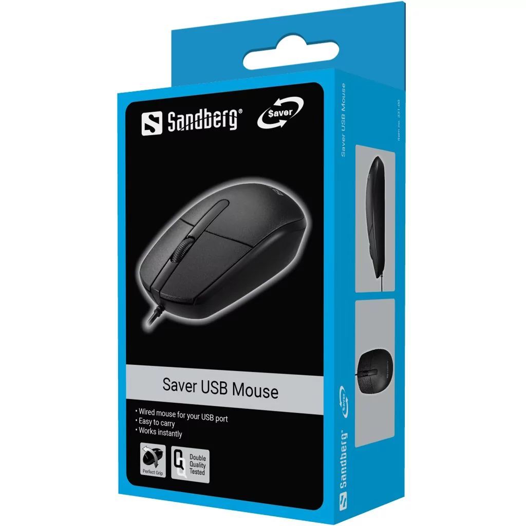 Sandberg Saver Mouse Black Sandberg Saver Mouse Black