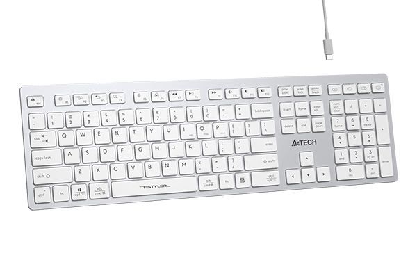A4-Tech FBX50C Wireless Bluetooth Keyboard White US A4-Tech FBX50C Wireless Bluetooth Keyboard White US