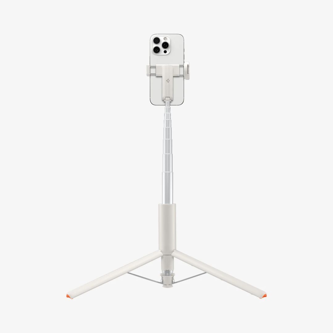 Spigen Tripod Selfie Stick MagSafe Auto-Open Dune Beige