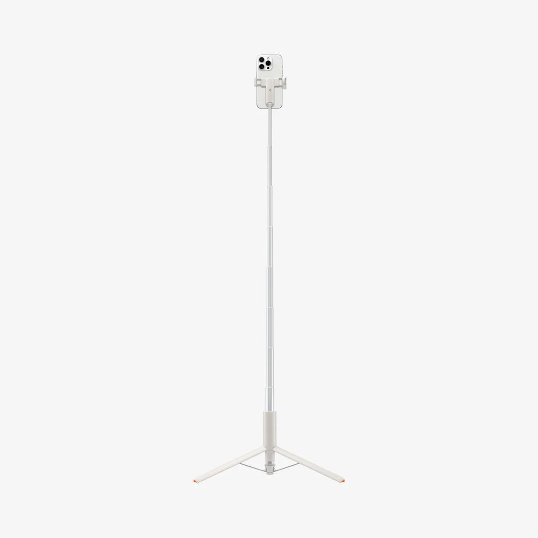 Spigen Tripod Selfie Stick MagSafe Auto-Open Dune Beige