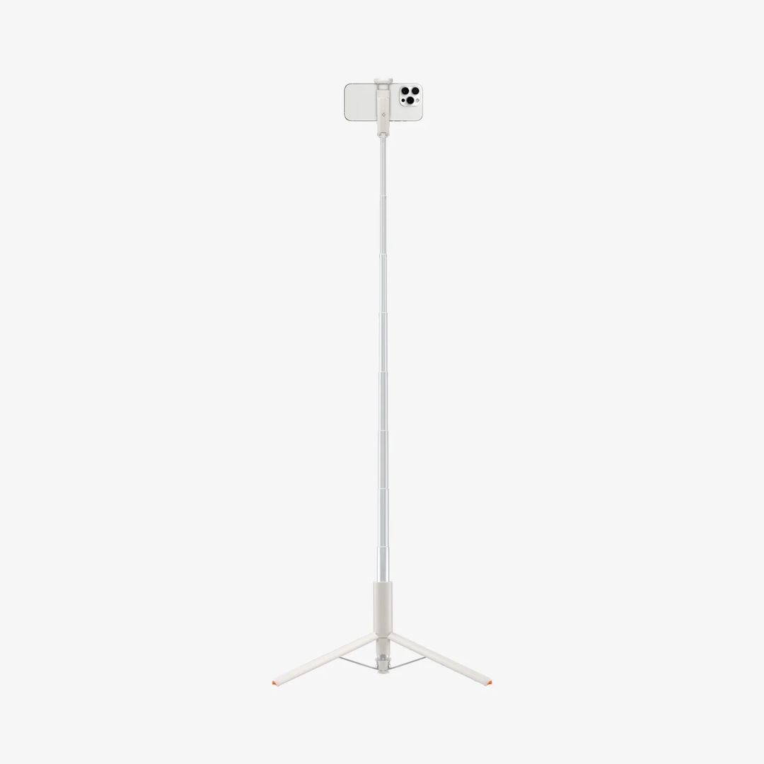Spigen Tripod Selfie Stick MagSafe Auto-Open Dune Beige
