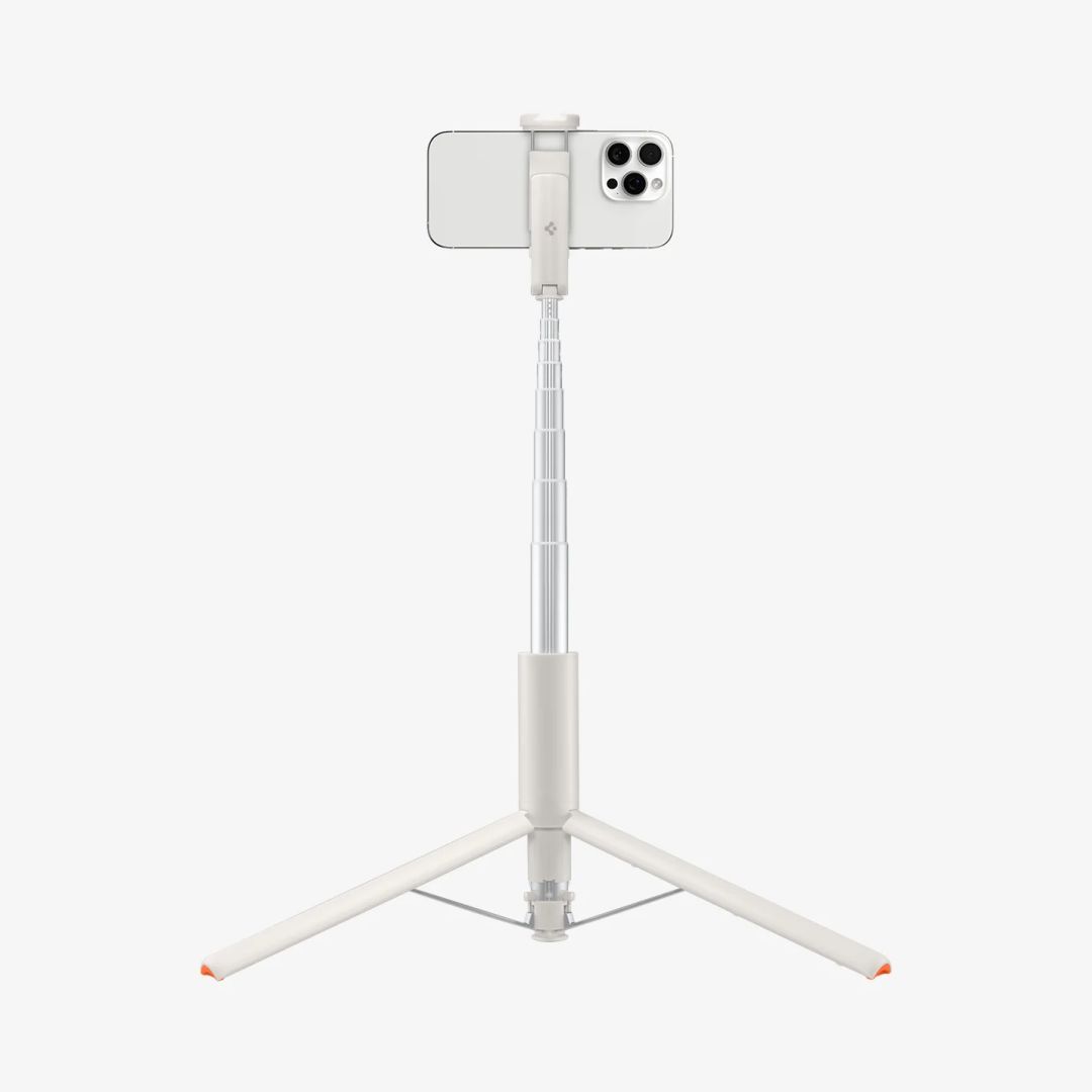 Spigen Tripod Selfie Stick MagSafe Auto-Open Dune Beige