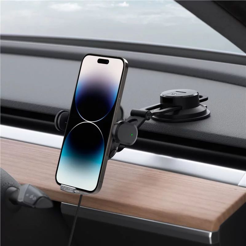 Spigen OneTap Universal Wireless Car Charger for Dashboard / Windshield Black Spigen OneTap Universal Wireless Car Charger for Dashboard / Windshield Black