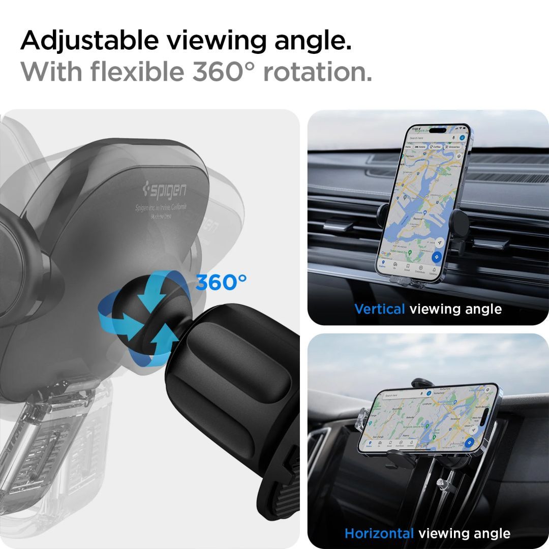 Spigen UTS12 OneTap Universal Car Mount Airvent Black Spigen UTS12 OneTap Universal Car Mount Airvent Black