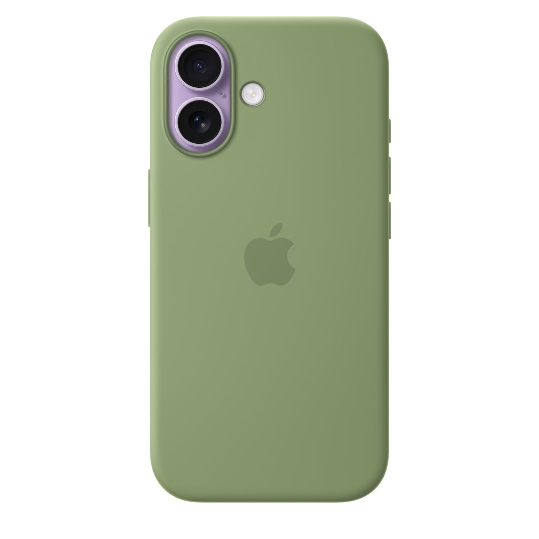 Apple iPhone 17 Silicone Case with MagSafe Light Moss