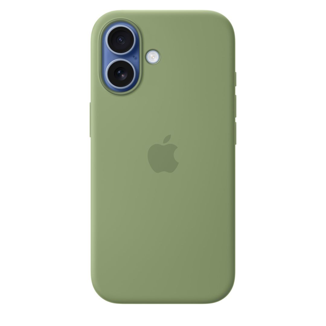 Apple iPhone 17 Silicone Case with MagSafe Light Moss