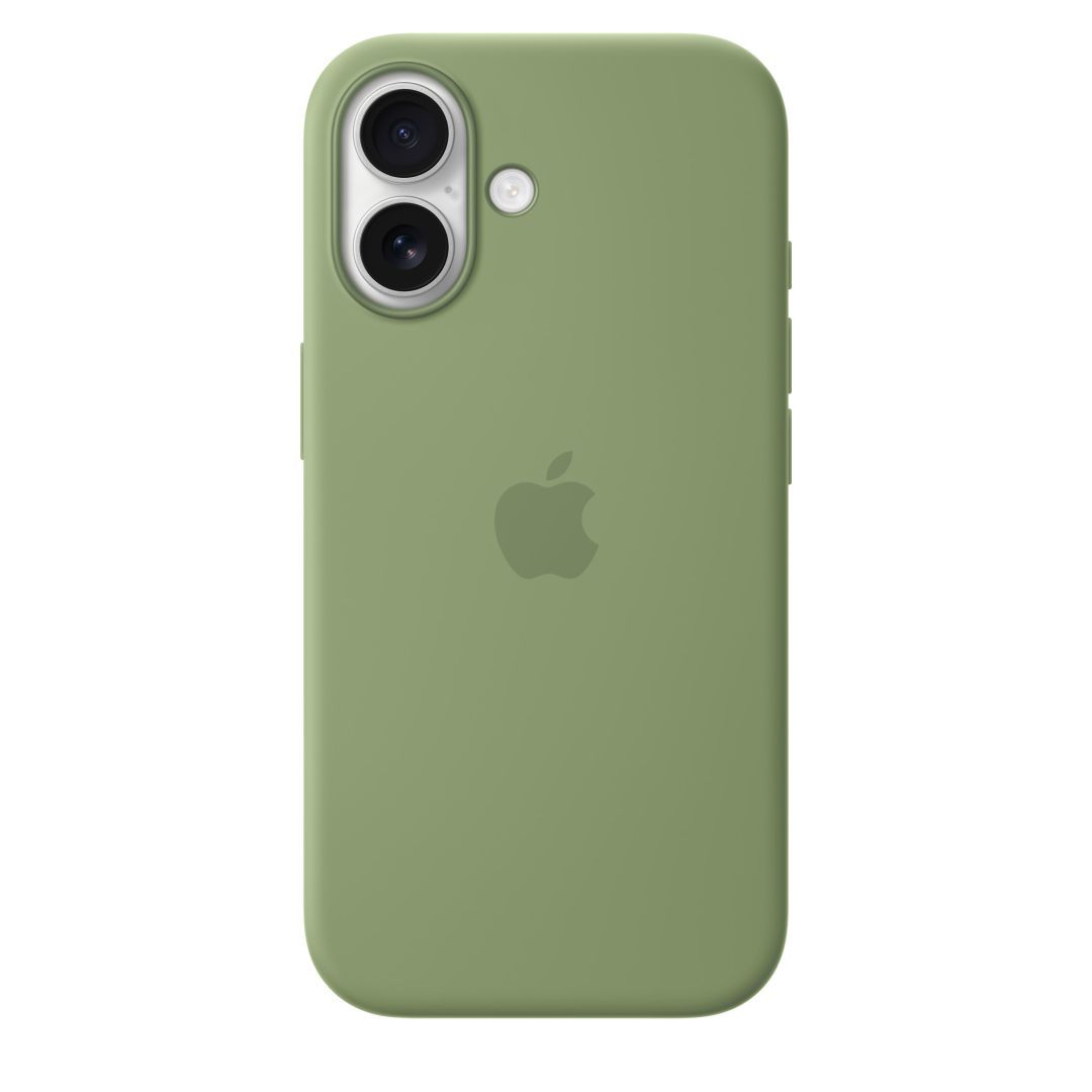 Apple iPhone 17 Silicone Case with MagSafe Light Moss