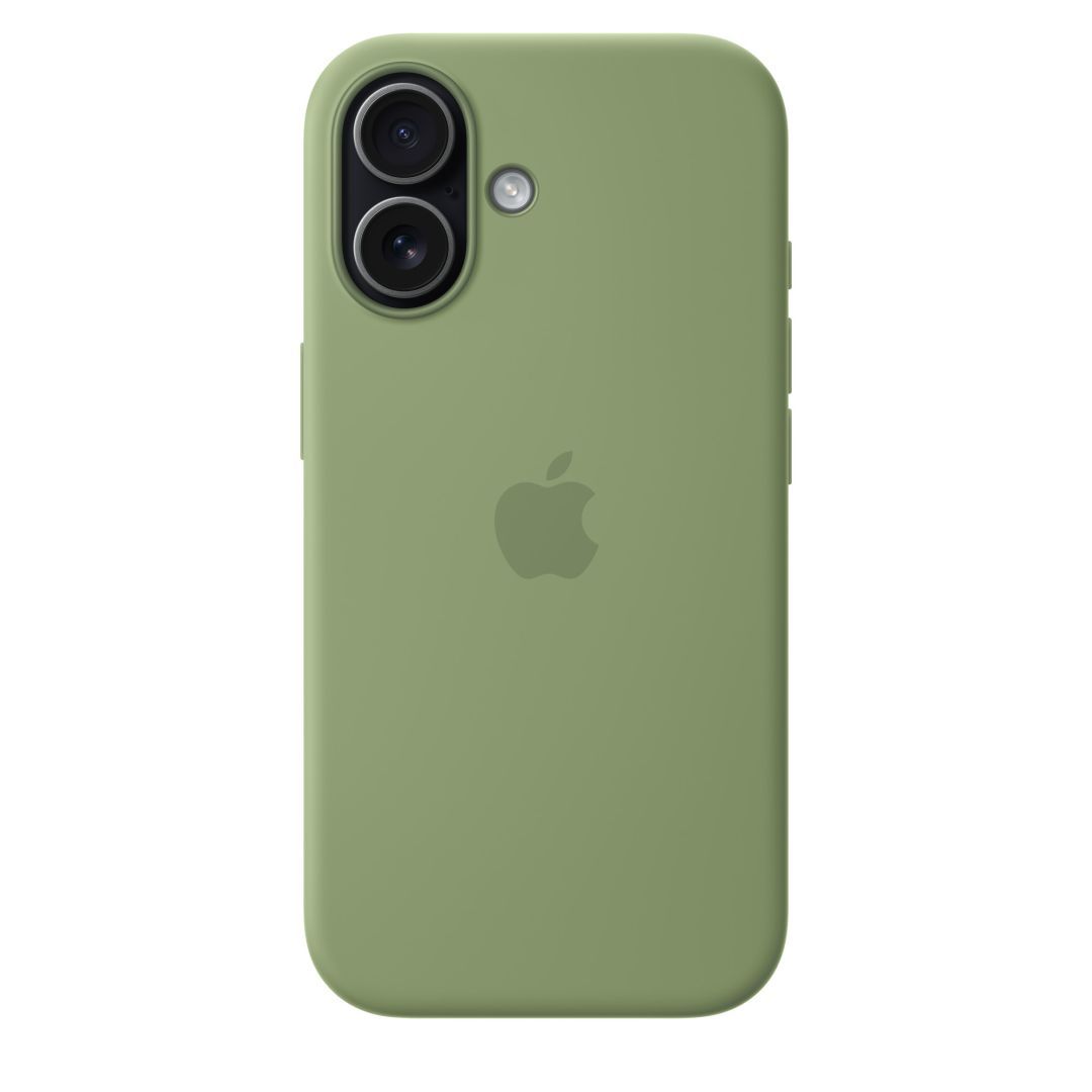 Apple iPhone 17 Silicone Case with MagSafe Light Moss