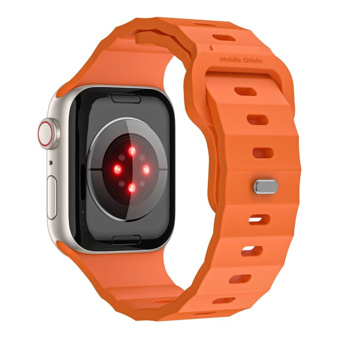 Mobile Origin Strap III for Apple Watch 49mm/46mm/45mm/44mm Orange Mobile Origin Strap III for Apple Watch 49mm/46mm/45mm/44mm Orange