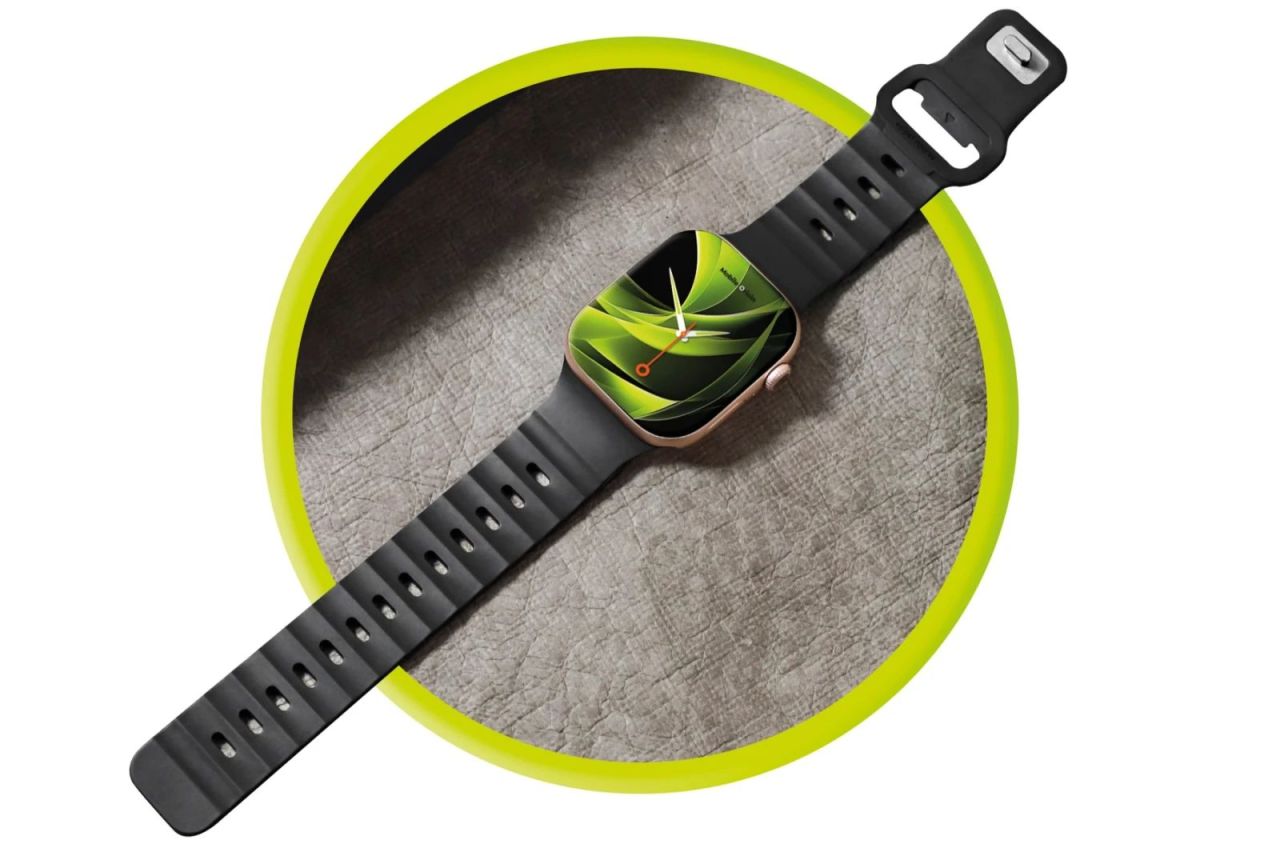 Mobile Origin Strap III for Apple Watch 49mm/46mm/45mm/44mm Black