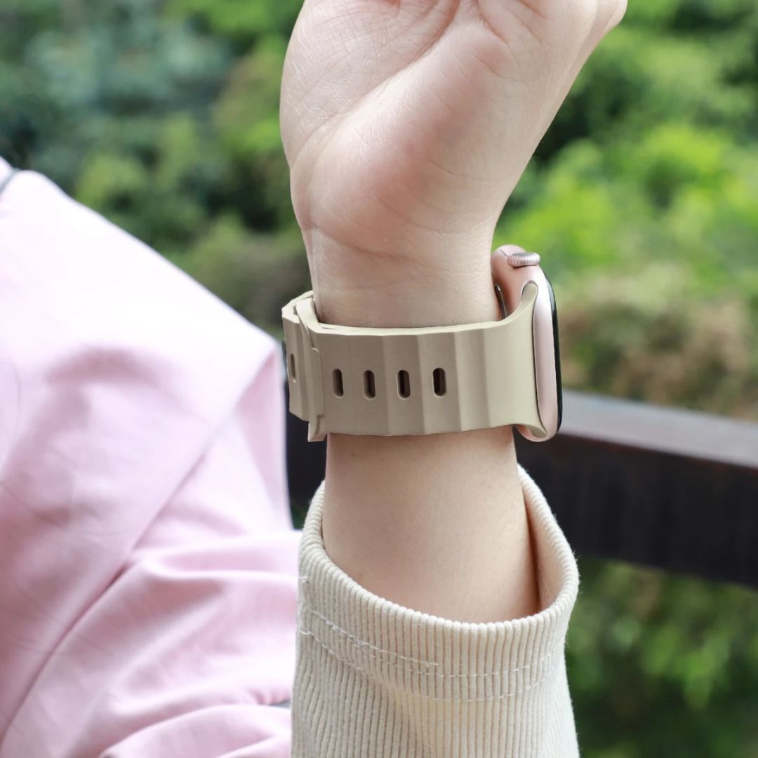 Mobile Origin Strap III for Apple Watch 49mm/46mm/45mm/44mm Light Beige