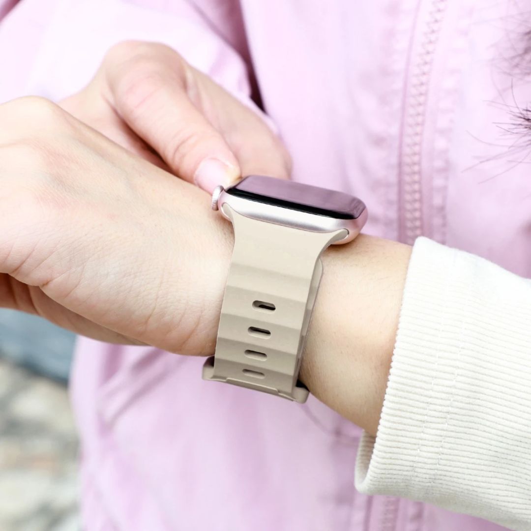 Mobile Origin Strap III for Apple Watch 49mm/46mm/45mm/44mm Light Beige