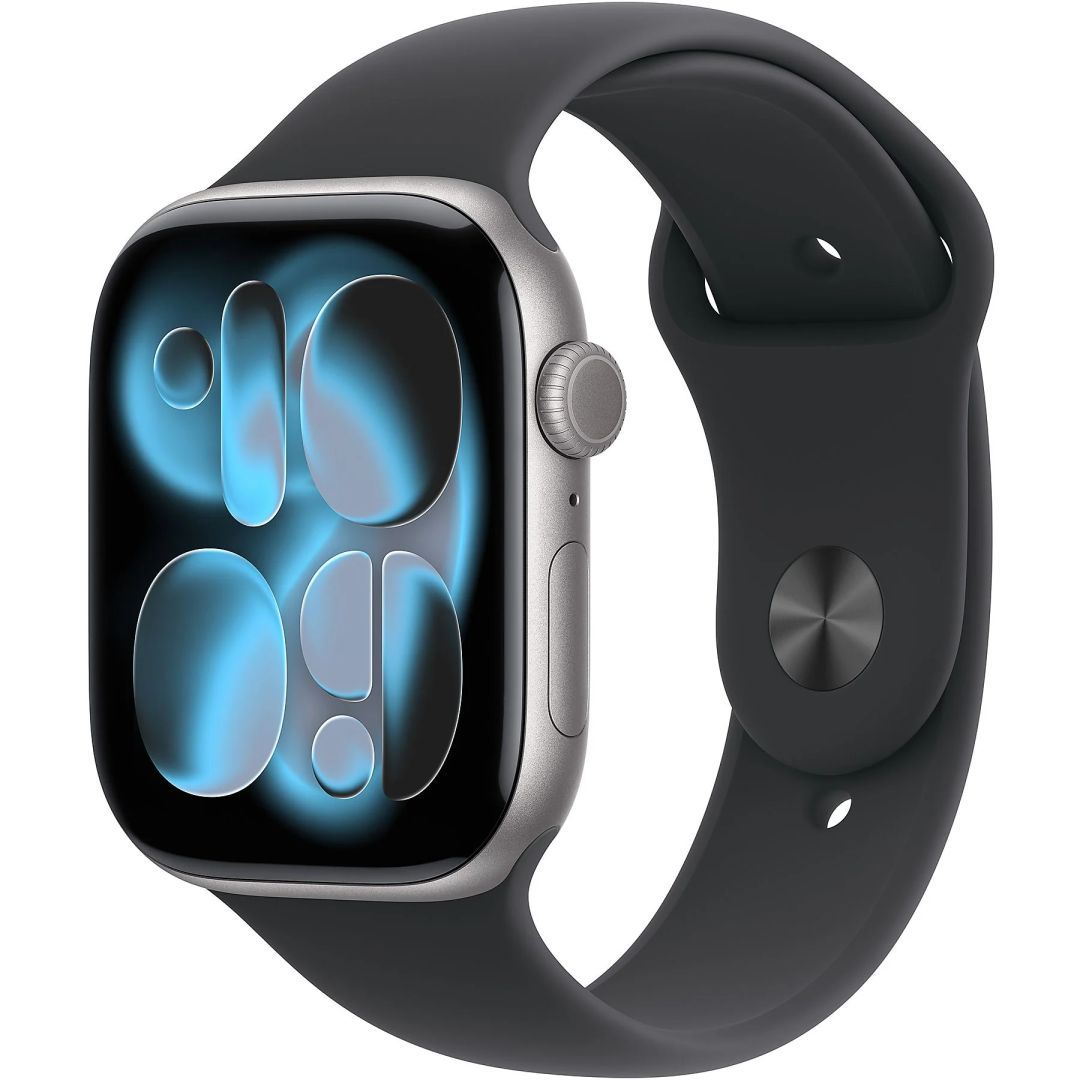 Apple Watch S11 GPS 46mm Space Grey Aluminium Case with Black Sport Band M/L Apple Watch S11 GPS 46mm Space Grey Aluminium Case with Black Sport Band M/L