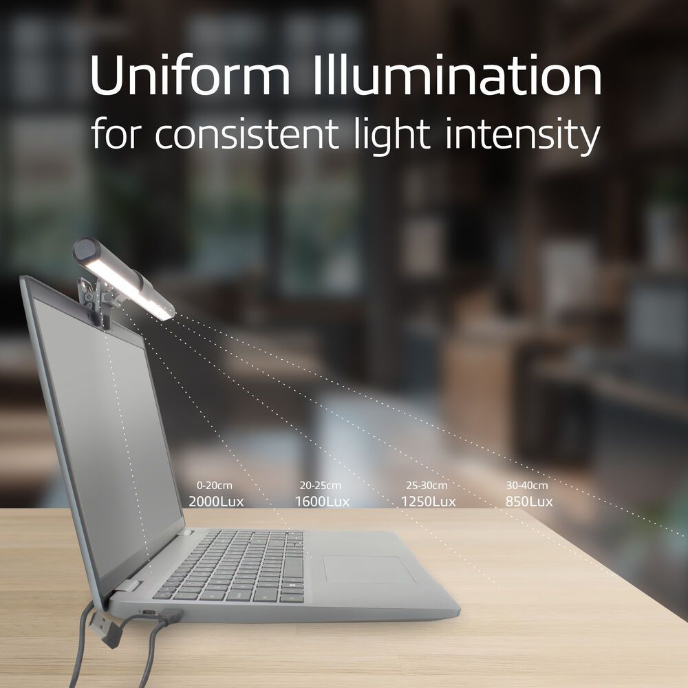 ACT Dimmable clip-on laptop LED light bar ACT Dimmable clip-on laptop LED light bar
