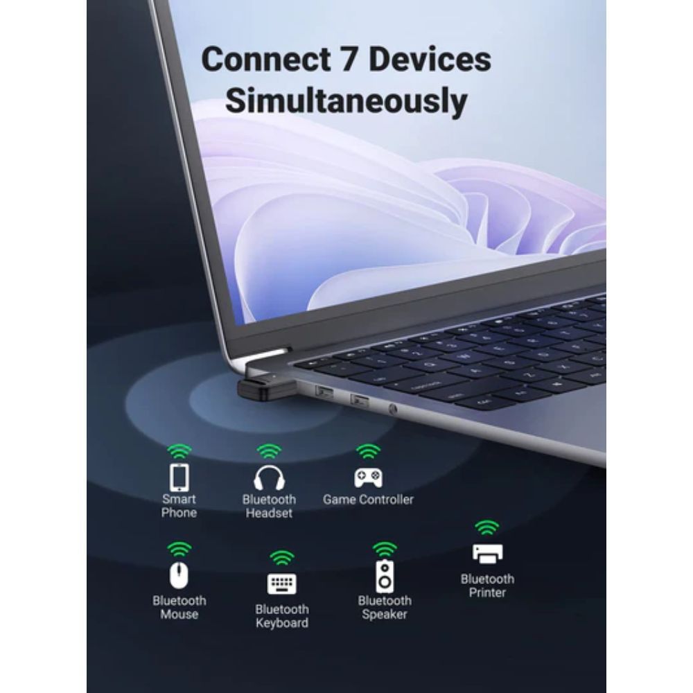 UGREEN Bluetooth 5.3 USB Adapter Black UGREEN Bluetooth 5.3 USB Adapter Black