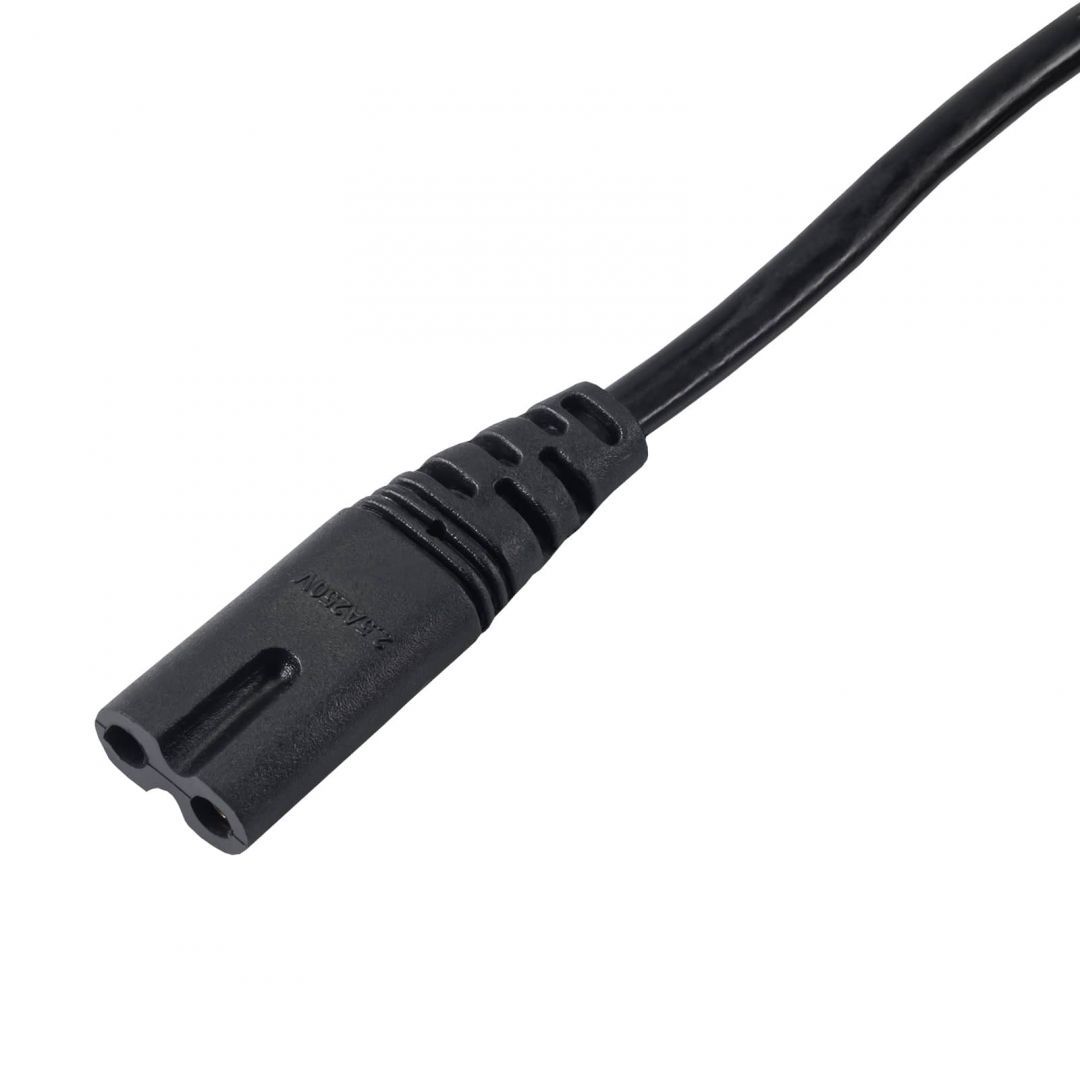 Akyga AK-RD-01A Eight power cord (VDE) cable 1,5m Black Akyga AK-RD-01A Eight power cord (VDE) cable 1,5m Black