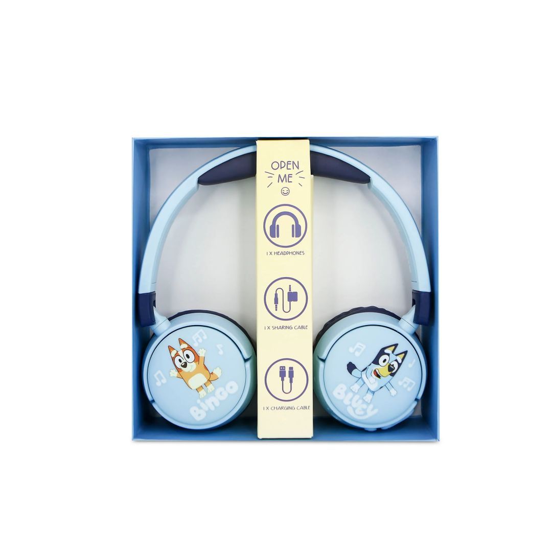 OTL Technologies Bluey Kids Wireless Headphones Blue OTL Technologies Bluey Kids Wireless Headphones Blue