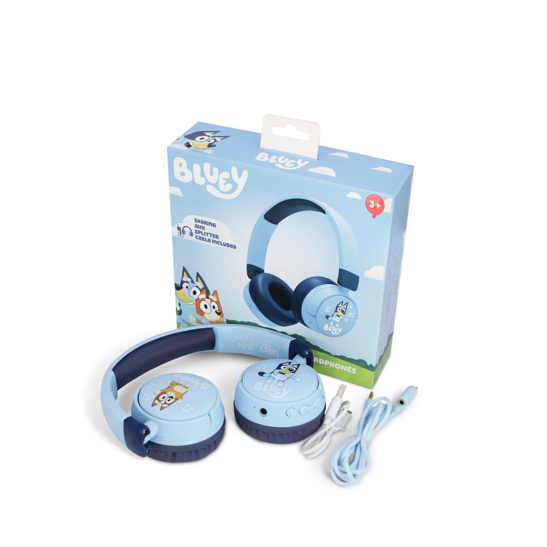 OTL Technologies Bluey Kids Wireless Headphones Blue OTL Technologies Bluey Kids Wireless Headphones Blue